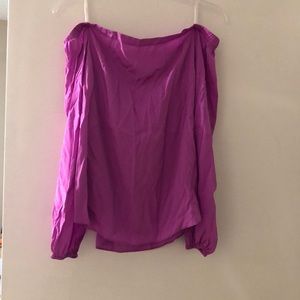 Lilly Pulitzer silk off the shoulder top